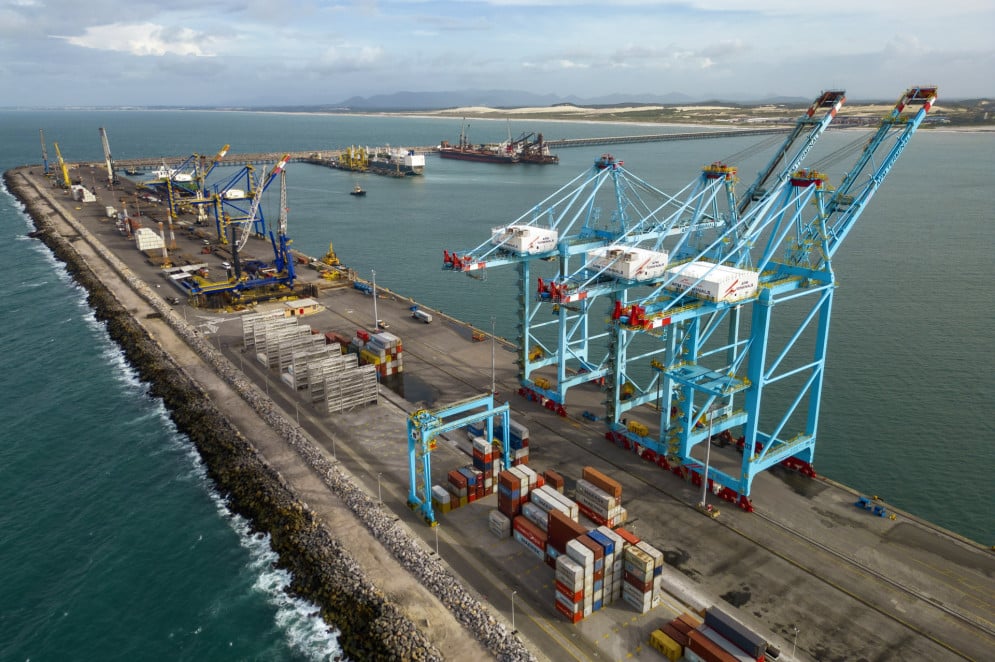 Porto do Pecém tem atraído os projetos de hidrogênio verde no Ceará(Foto: FCO FONTENELE)