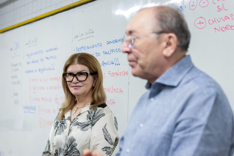 O perfil de lideranças do casal Herbenni e Nazareno é diferente, mas eles se compelmentam na adminsitração do Colégio Master(Foto: AURÉLIO ALVES)