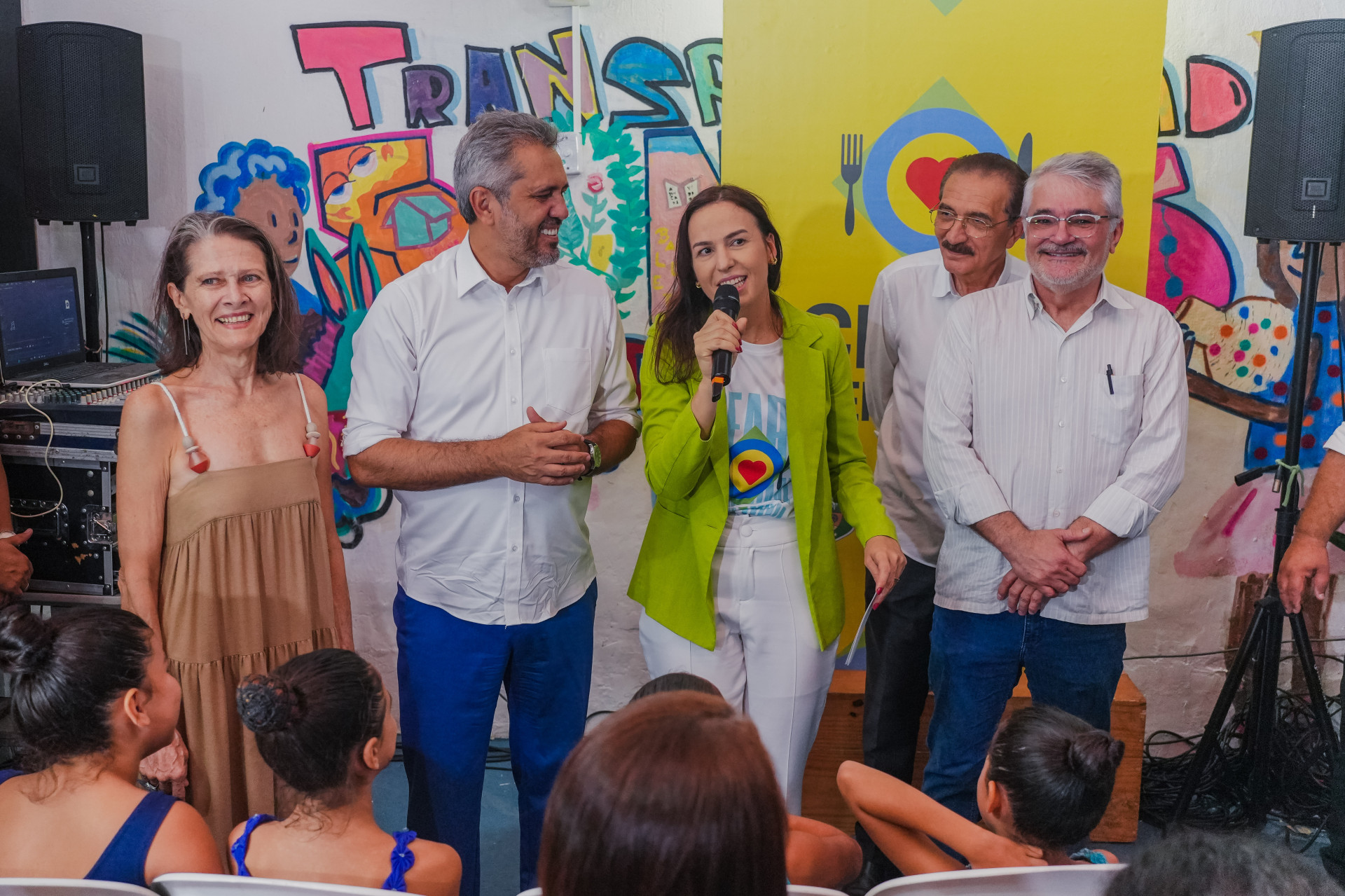 ￼CERIMÔNIA de inauguração da cozinha número 1300 (Foto: FERNANDA BARROS)