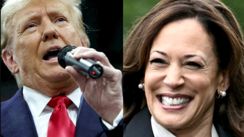 Donald Trump e Kamala Harris, candidatos a presidente dos Estados Unidos