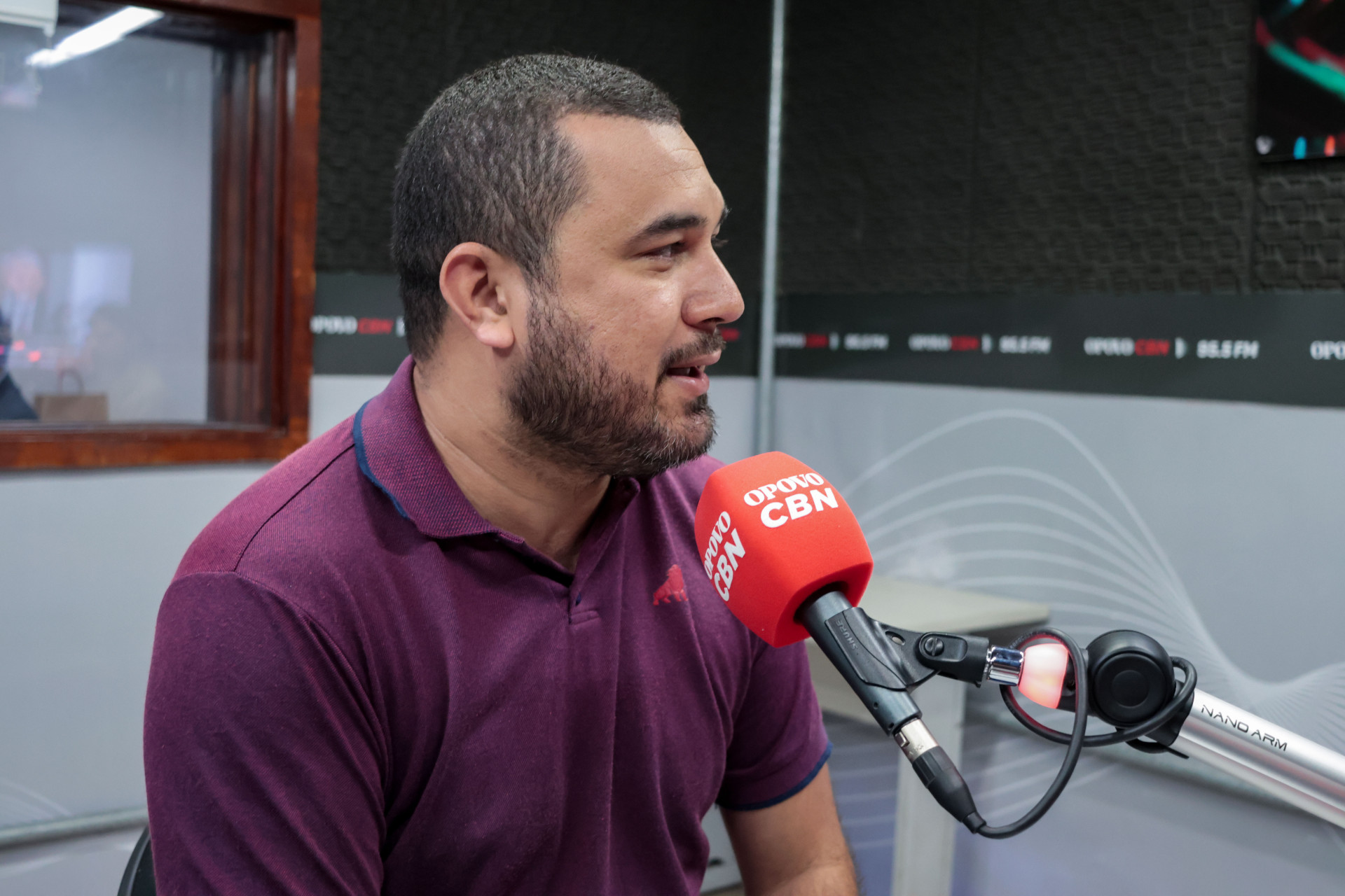 Júlio Manso, supervisor de futebol do Fortaleza (Foto: Samuel Setubal)