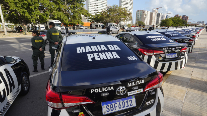 PMCE recebe 51 viaturas para reforçar a aplicação da lei maria da penha e outras atividades
                