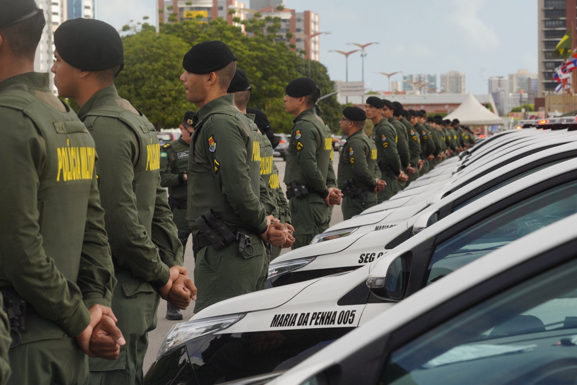 ￼UMA das seleções previstas é para Polícia Militar (Foto: Carlos Gibaja/ Governo do Ceará)