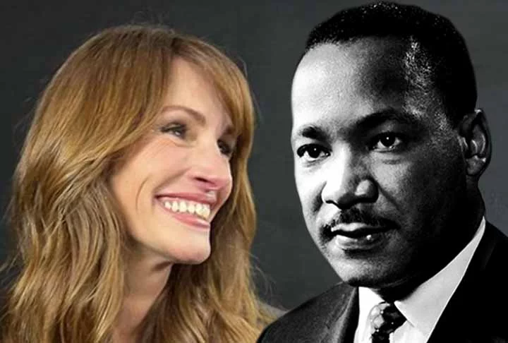 A família de Julia Roberts contou com uma importante ajuda do ativista político Martin Luther King no nascimento da atriz. A curiosidade, que virou até meme na internet no início de 2024, foi confirmada pela estrela de cinema em 2022. 
