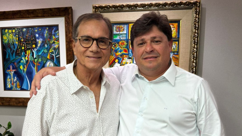 George Lima se encontrou com o empresário Beto Studart 