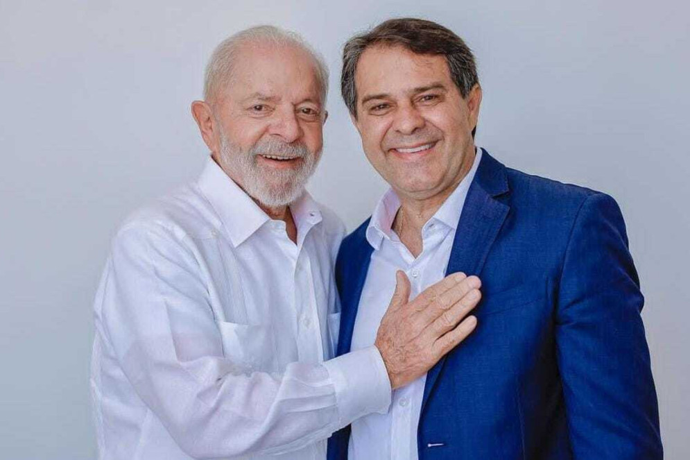 O presidente Luiz Inácio Lula da Silva (PT) com Evandro Leitão (PT)(Foto: Reprodução/Instagram: Evandro Leitão)