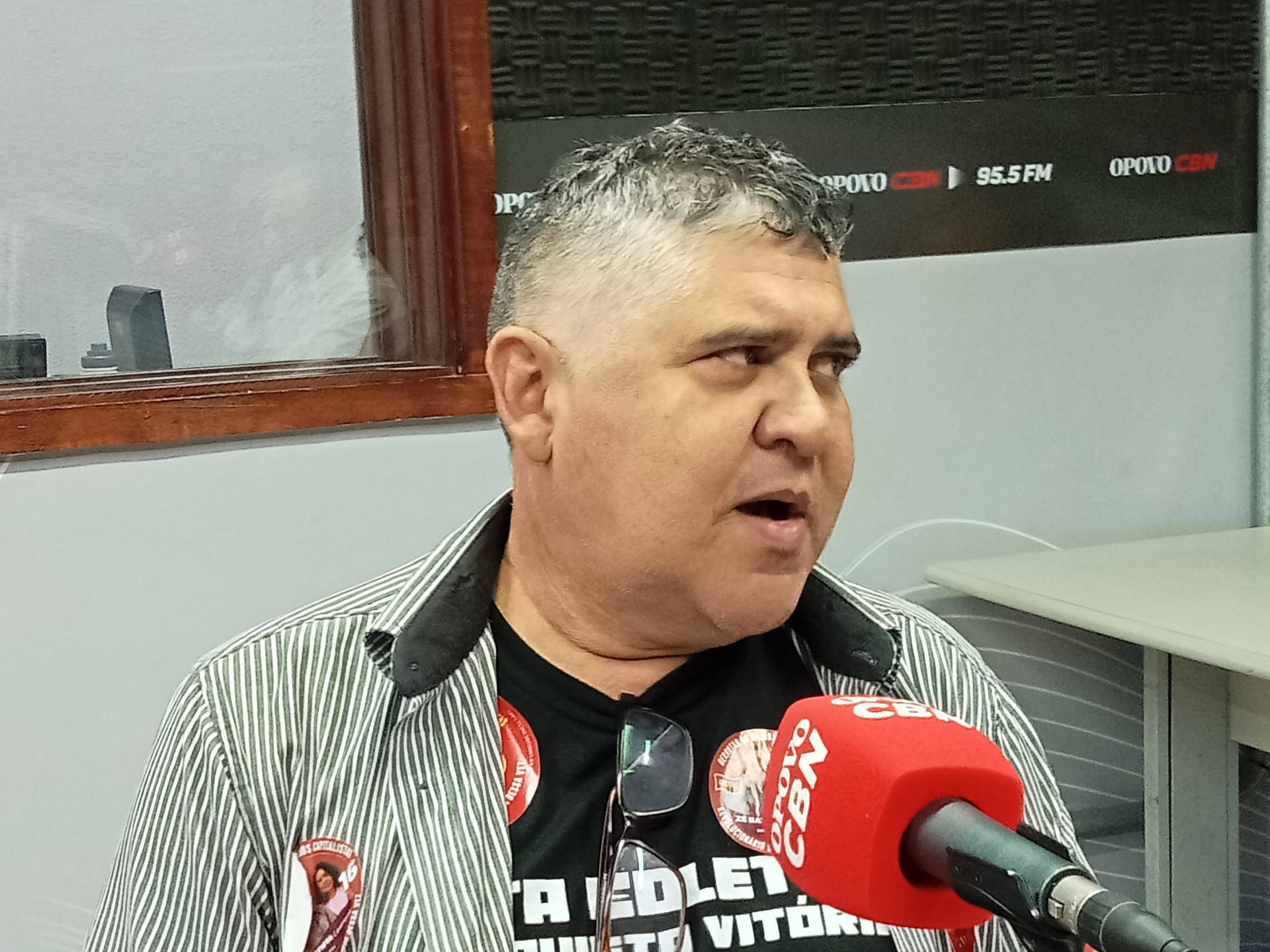 ￼ZÉ BATISTA foi entrevistado ontem pela Rádio O POVO CBN (Foto: André Silvestre/O POVO)