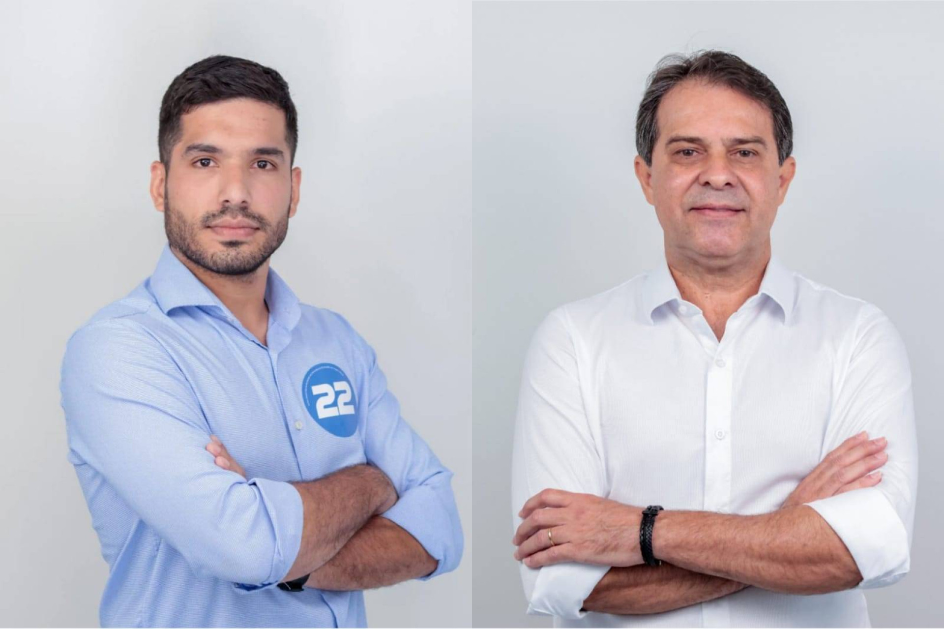 ANDRÉ Fernandes e Evandro Leitão disputam o cargo de prefeito de Fortaleza
 (Foto: Samuel Setubal)