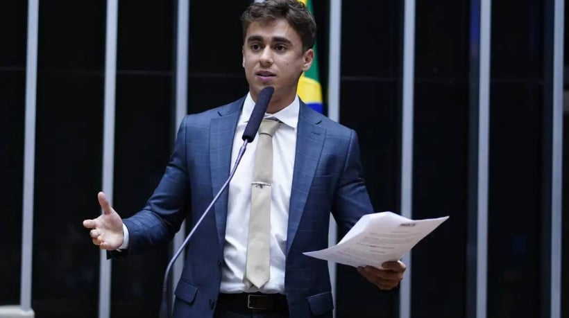 Deputado federal Nikolas Ferreira publicou, neste domingo, 15, um vídeo em apoio ao candidato André Fernandes