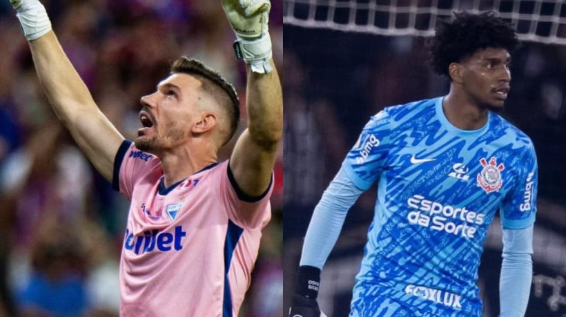 João Ricardo e Hugo Souza, goleiros de Fortaleza e Corinthians, podem ser figuras fundamentais em classificação na Copa Sul-Americana 