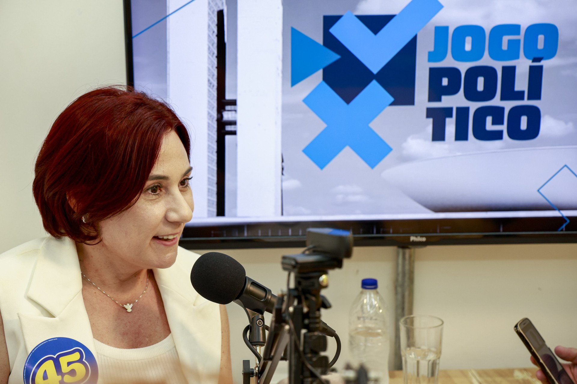 ￼EMÍLIA Pessoa foi entrevistada ontem no podcast Jogo Político (Foto: FCO FONTENELE)