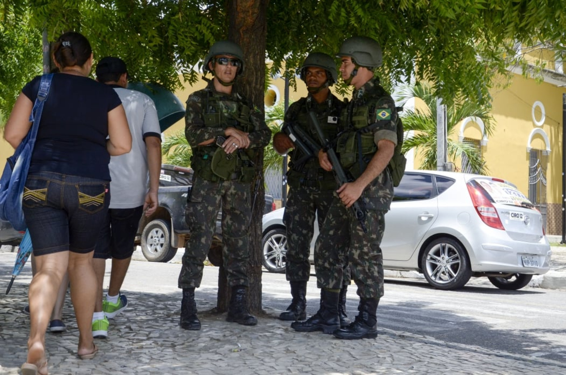 Tropas federais irão reforçar a segurança dos locais de votação em 26 municípios do Ceará (Foto: Alex Gomes em 07-10-2018)