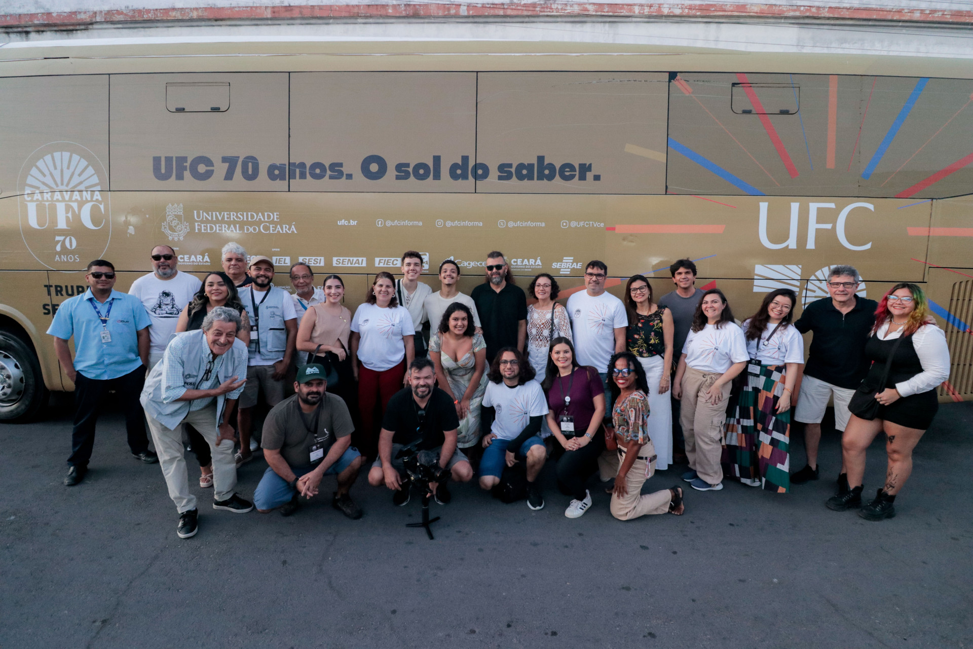 Encerramento da Caravana UFC 70 anos no Poço da Draga
 (Foto: Samuel Setubal)