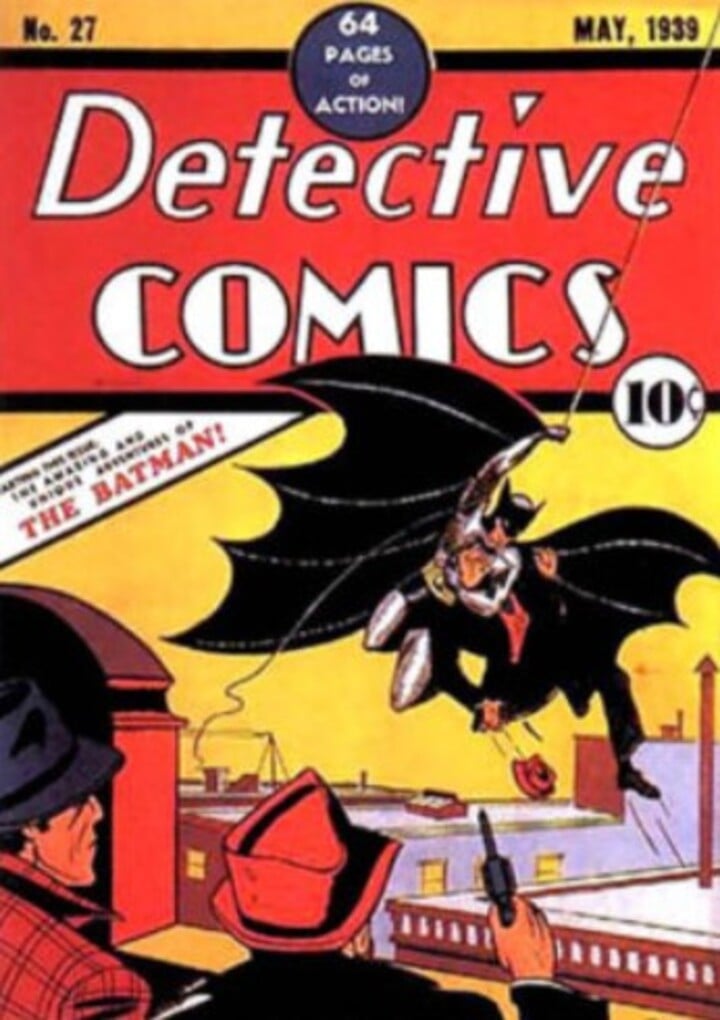 Batman, o Homem-Morcego, completou os 85 anos de sua aparição pela primeira vez nos quadrinhos. Para comemorar, a DC Comics publicou recriações da capa da edição histórica de 1939, a Detective Comics 27.

