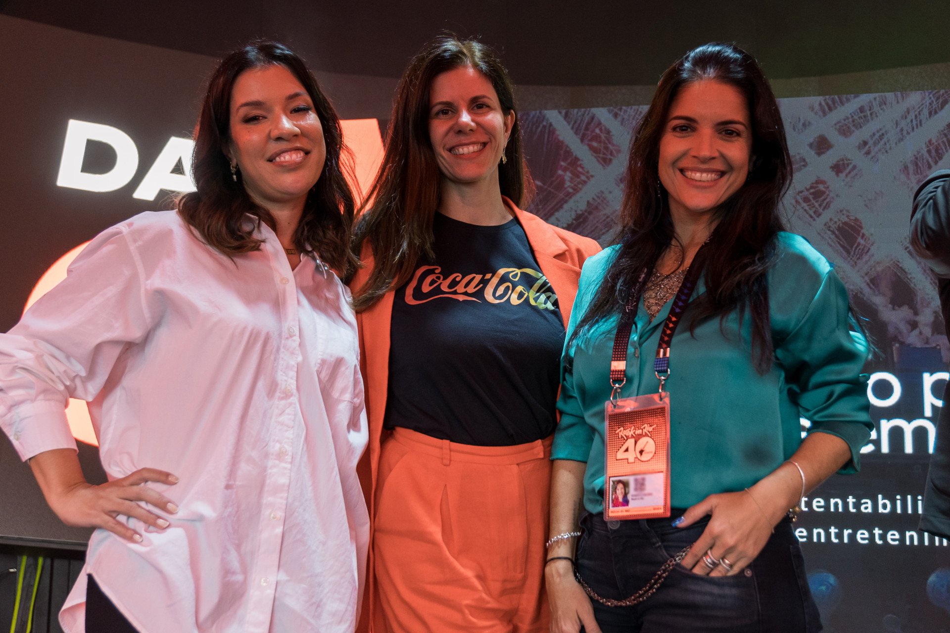 ￼TIME Coca-Cola com Roberta Medina, VP do Rock In Rio (Foto: Gabriel Suares | G2.films)