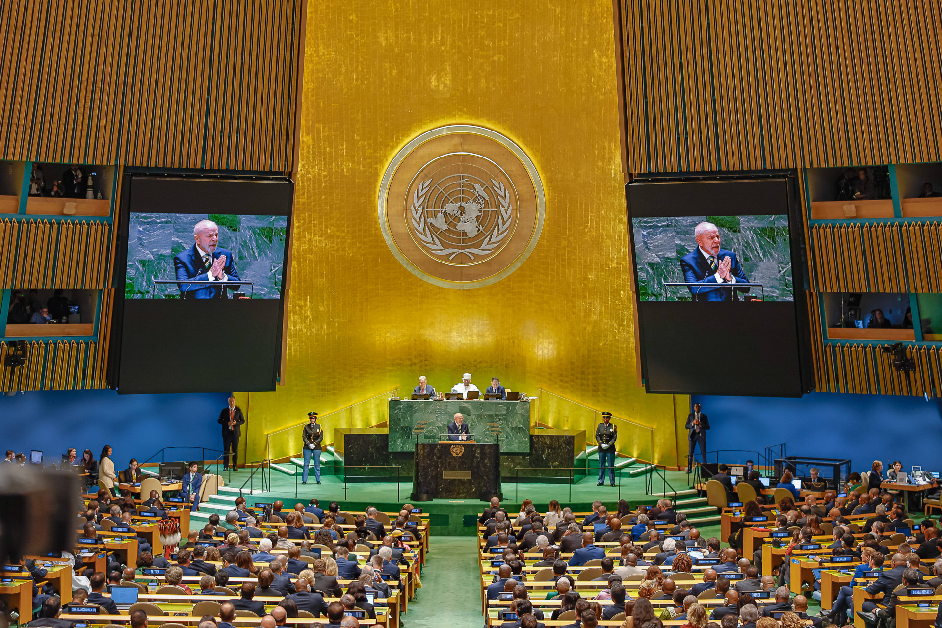 ￼LULA discursa na Assembleia Geral da ONU (Foto: Ricardo Stuckert / PR)