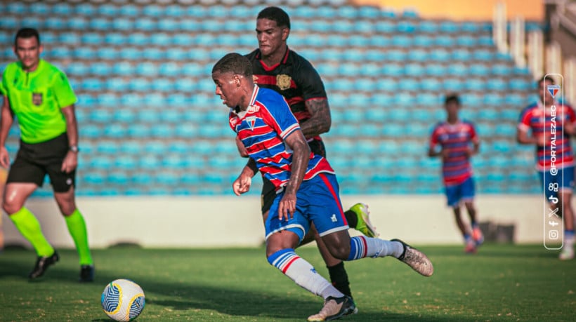 O Fortaleza saiu atrás no placar, mas buscou o empate contra o Sport na estreia do Brasileirão de Aspirantes