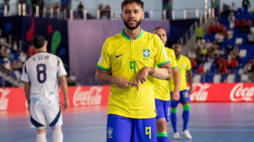 O Brasil vai enfrentar a Marrocos: veja onde assistir ao vivo ao jogo da Copa do Mundo de Futsal hoje, domingo, 29