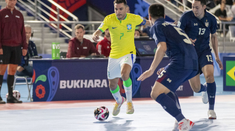 O Brasil é uma das oito seleções que estão nas quartas da Copa do Mundo de Futsal