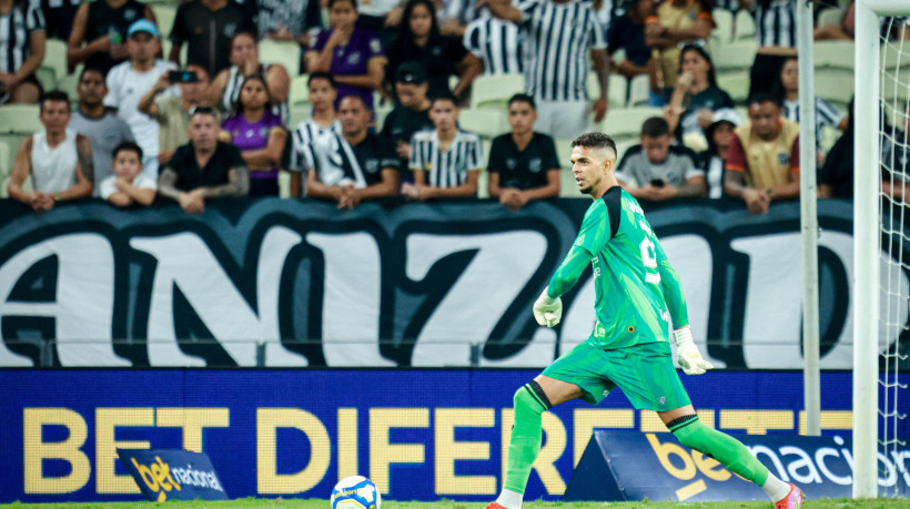 FORTALEZA, CEARÁ, BRASIL - 08.09.2024: Bruno Ferreira. Ceará x Vila Nova. Arena Castelão,  campeonato brasileiro série B. (Foto: Aurélio Alves  / O POVO)