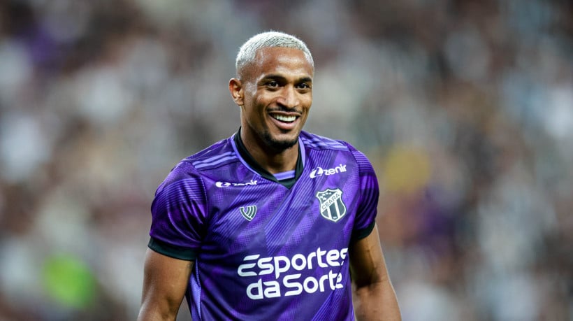 FORTALEZA, CEARÁ, BRASIL - 08.09.2024: Saulo Mineiro. Ceará x Vila Nova. Arena Castelão,  campeonato brasileiro série B. (Foto: Aurélio Alves  / O POVO)