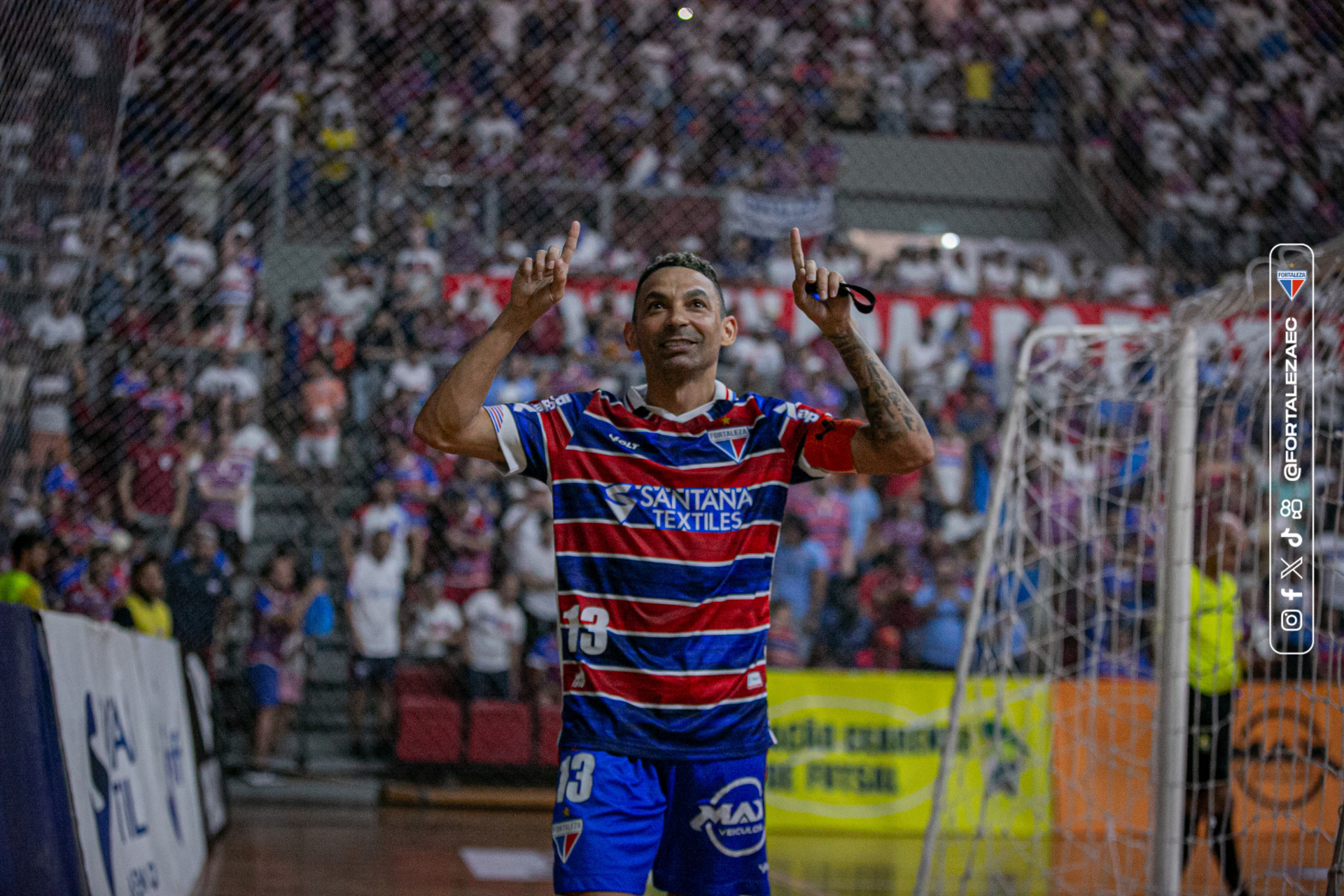 O veterano Valdin é um dos destaques do Fortaleza (Foto: João Moura/FortalezaEC)