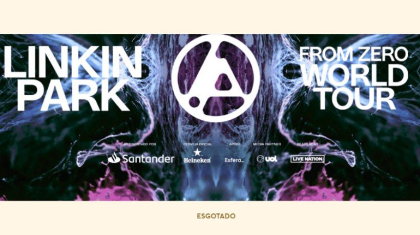 Linkin Park no Brasil: ingressos para o show da banda esgotam após meia hora de vendas