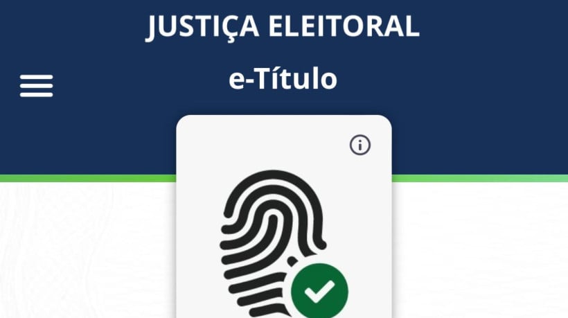 App precisa estar atualizado e com biometria cadastrada no dia da eleição