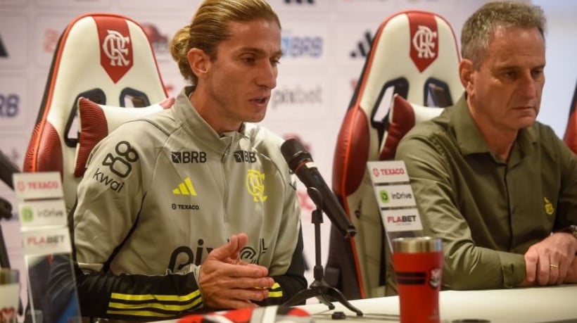 Filipe Luis foi apresentado nesta terça-feira, 1/10, como novo treinador do Flamengo