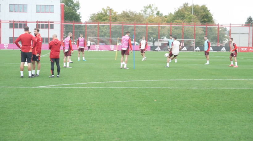 Kane e Gnabry fazem último treino antes de duelo na UEFA Champions League