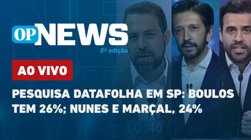 Pesquisa Datafolha de São Paulo aponta empate triplo entre Boulos, Nunes e Marçal