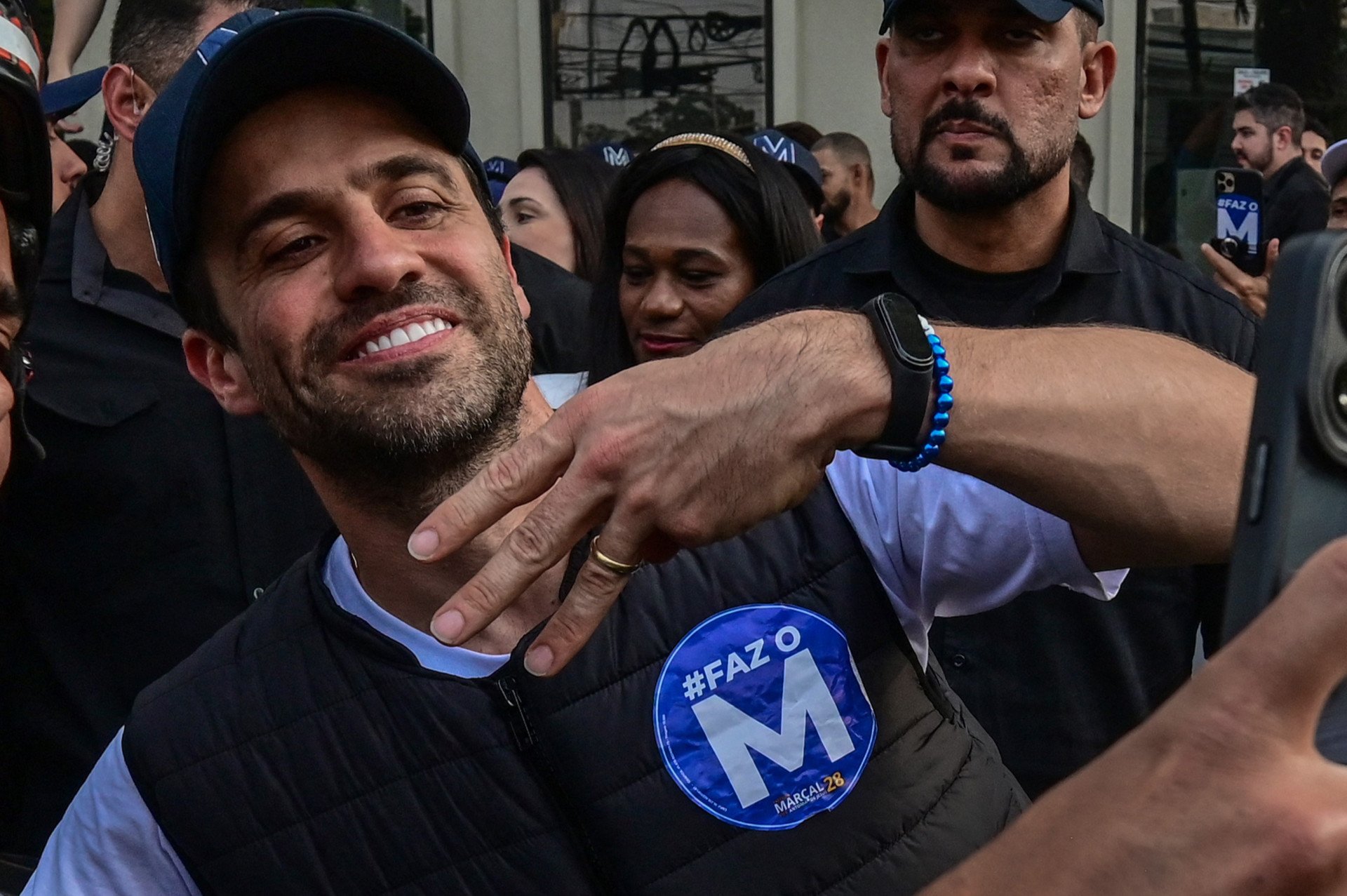 Pablo Marçal publicou laudo médico falso sobre Guilherme Boulos supostamente usar drogas (Foto: Nelson ALMEIDA / AFP)