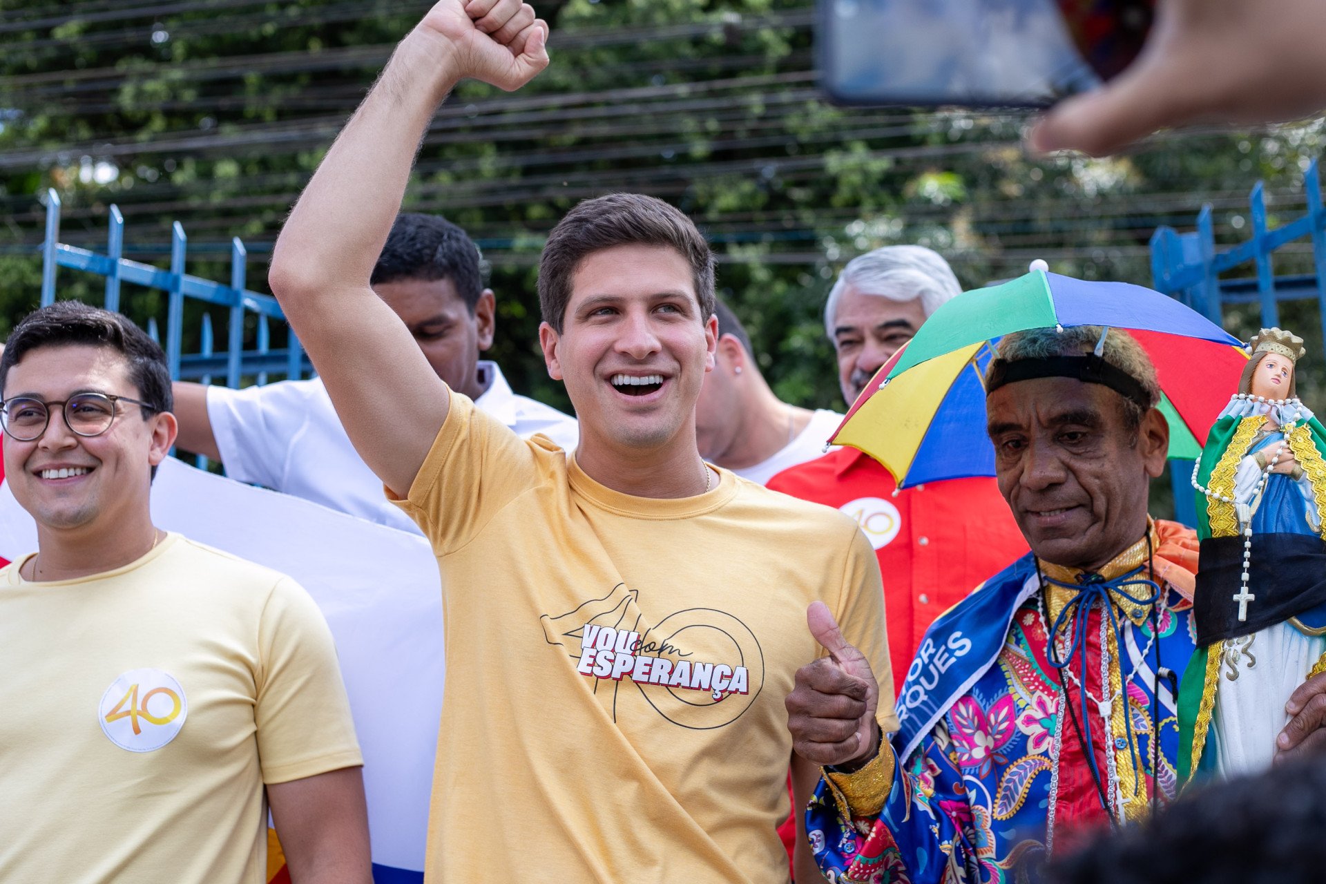 ￼JOÃO Campos é reeleito e bate recorde histórico de votos em Recife (Foto: Wilson Castro)