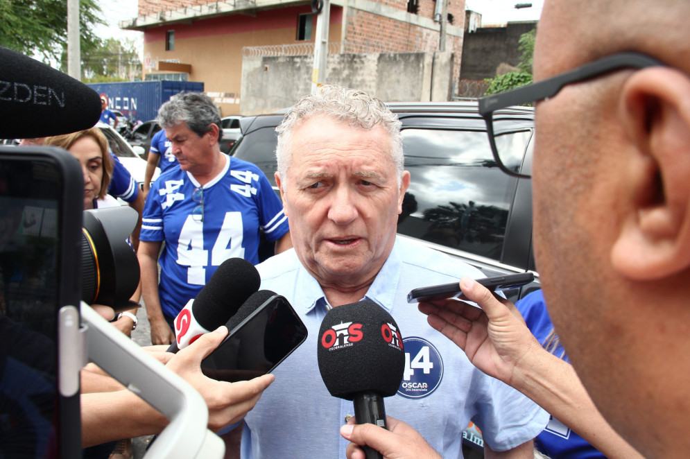 Oscar Rodrigues (União) venceu a eleição em Sobral (Foto: LUIZ QUEIROZ/ESPECIAL PARA O POVO)