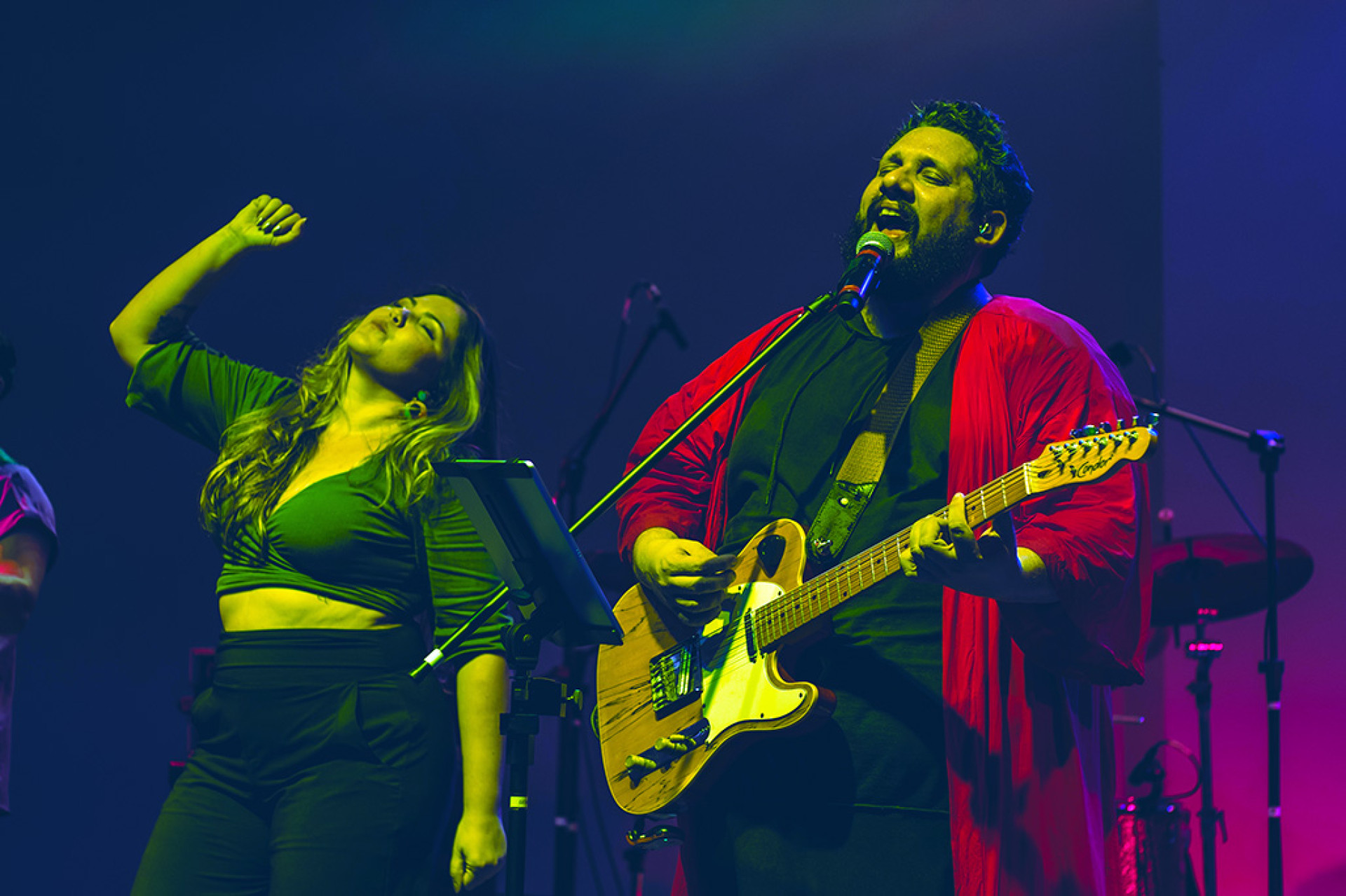 Vanessa de Assis e Berg Menezes (acima) e Claudine Albuquerque são atrações da do 11º Rock Cordel
 (Foto: Thiago Matine/Divulgação)