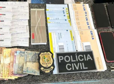 O homem possui antecedentes criminais por crimes de estelionato e furto. Já a mulher, possui passagem por crime de difamação 