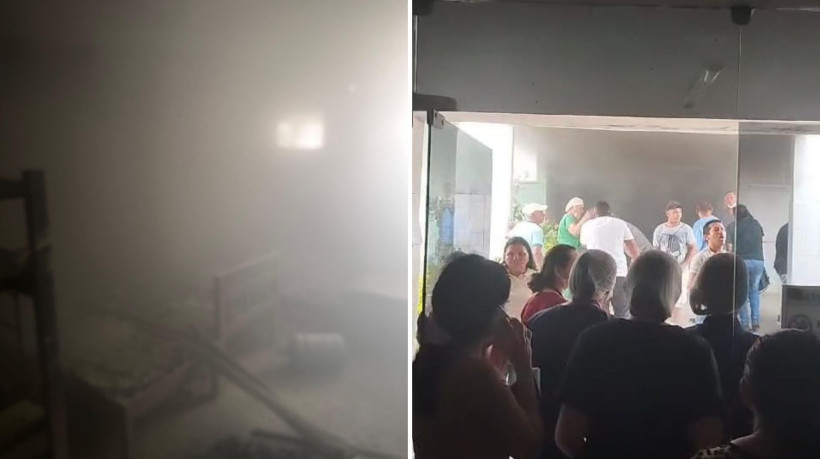 Princípio de incêndio atinge hospital em Maranguape