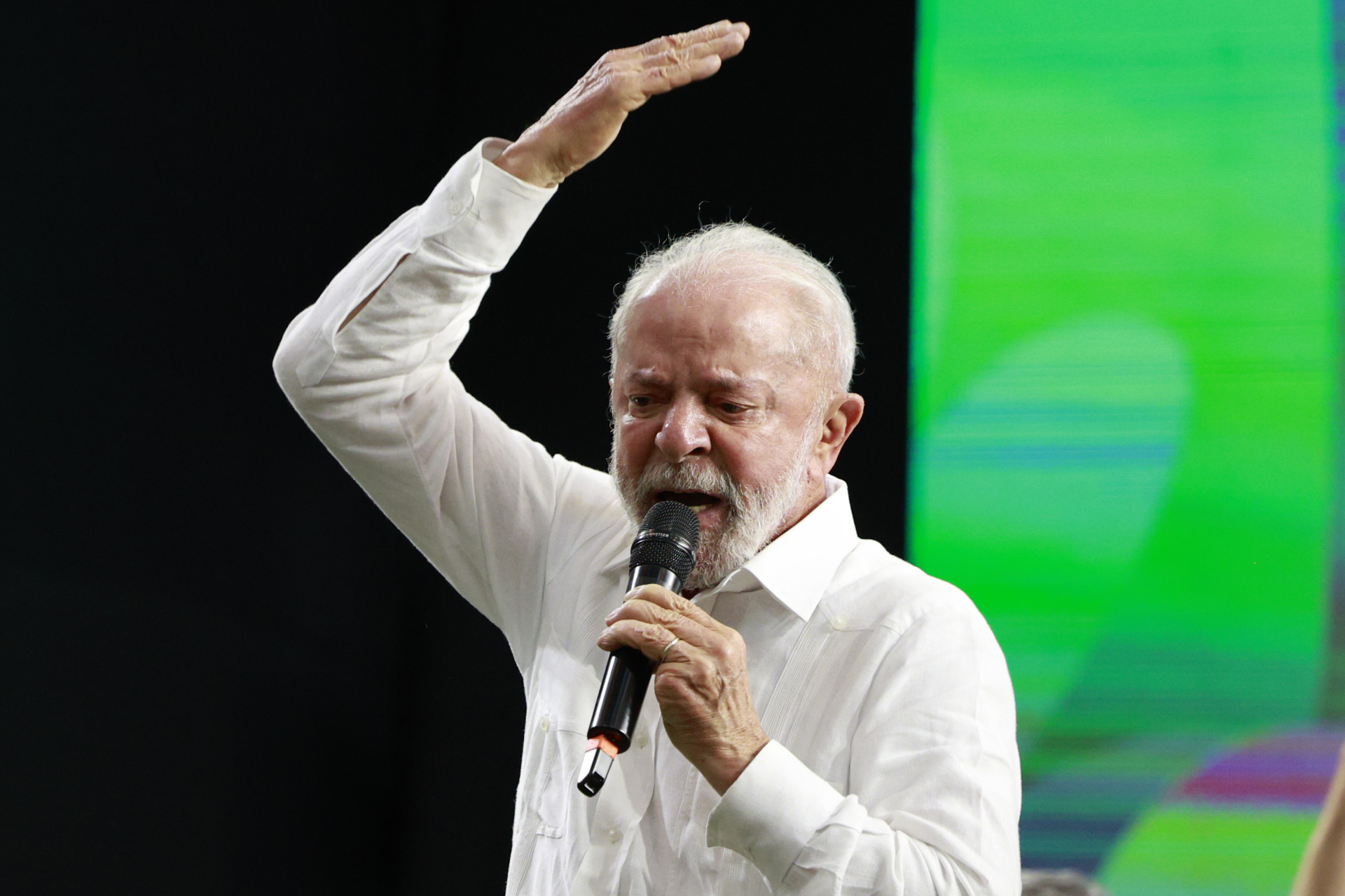 Lula em Fortaleza (Foto: FCO FONTENELE)