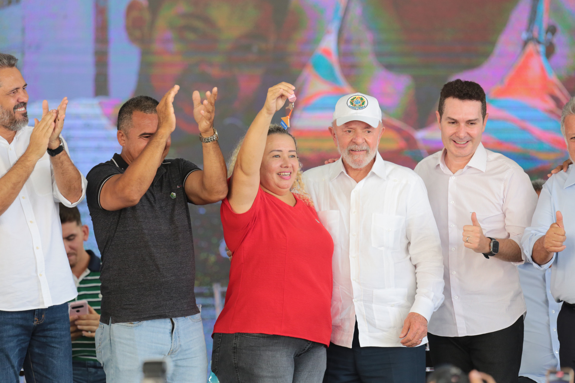 FORTALEZA-CE, BRASIL, 11-10-2024: Presidente Lula faz entrega de 1.296 apartamentos do empreendimento Cidade Jardim I Módulo IV, no Conjunto José Walter. (foto: Fabio Lima/ OPOVO) (Foto: FÁBIO LIMA)