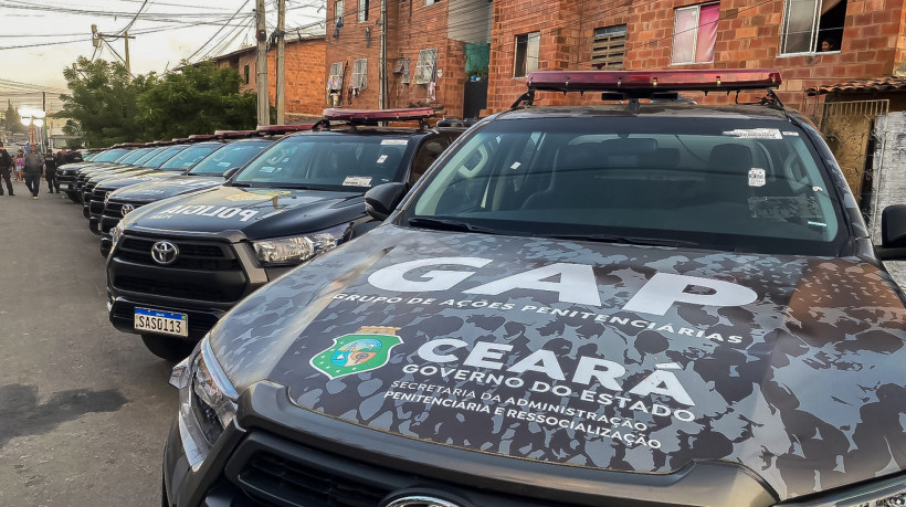 FORTALEZA, CEARÁ,  BRASIL- 14.10.2024: Viaturas para a Polícia Penal. (Foto: Aurélio Alves/O POVO)