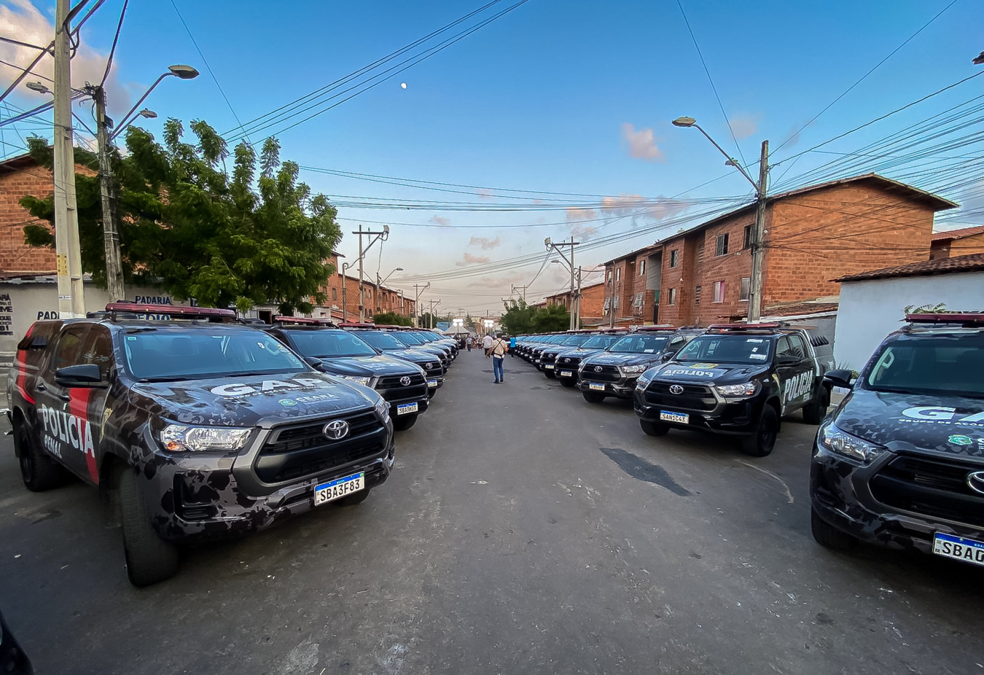 ￼NA OCASIÃO, foram entregues 50 novas viaturas para a SAP (Foto: JÉSSIKA SISNANDO)