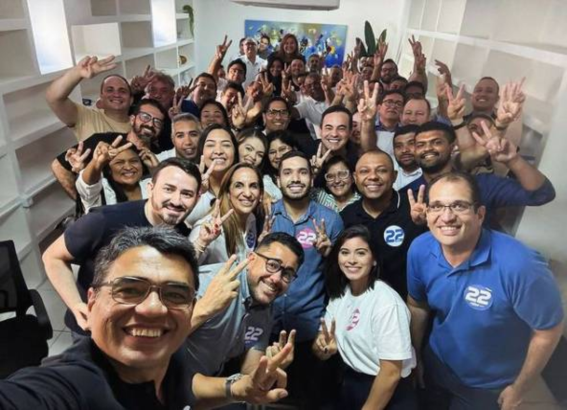 ￼APOIO do União Brasil a André Fernandes foi oficializado ontem (Foto: Reprodução/Instagram)