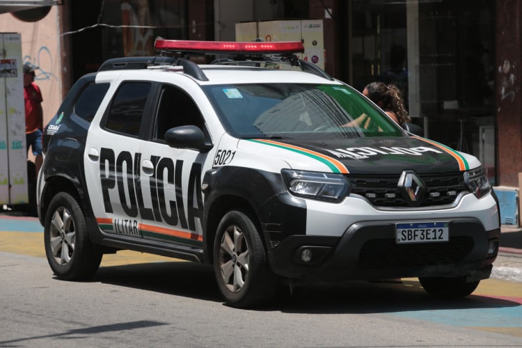 Viatura da Polícia Militar. Imagem ilustrativa. Uma equipe da Polícia Militar do Ceará (PMCE) foi acionada para o local 
