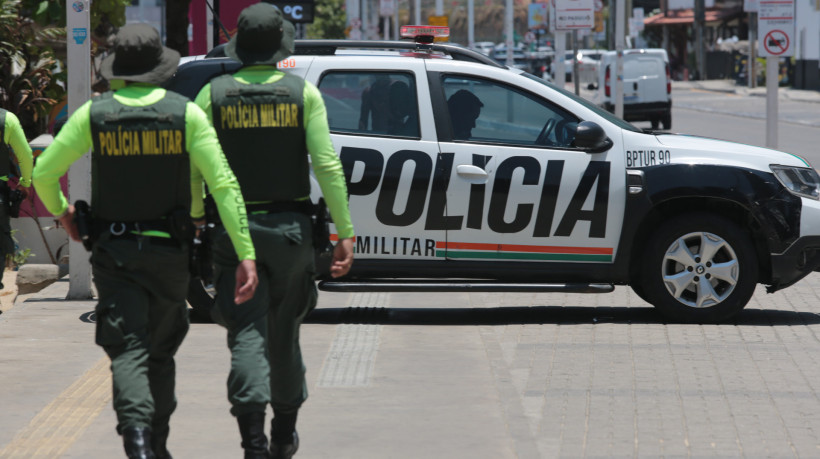 FORTALEZA-CE, BRASIL, 15-10-2024: Viaturas da Polícia Militar.  (foto: Fabio Lima/ OPOVO)