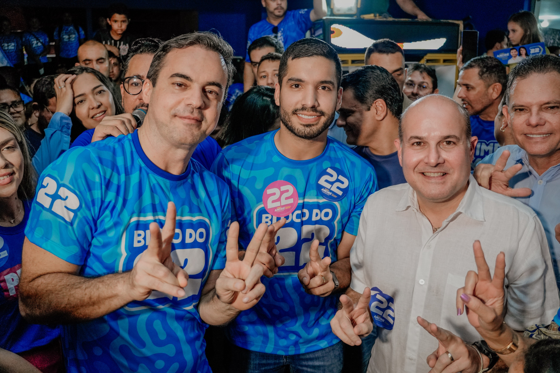 ￼WAGNER, André e RC iniciaram parceria no 2º turno de 2024 (Foto: FERNANDA BARROS)