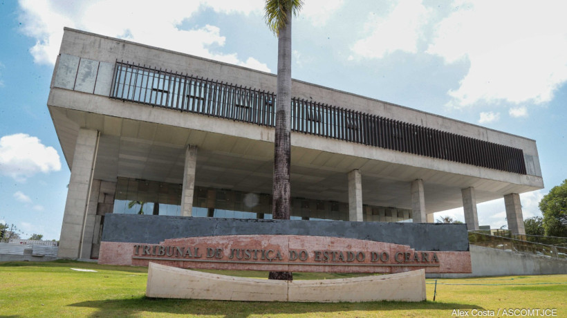 Fachada do prédio do Tribunal da Justiça do Ceará (TJCE)