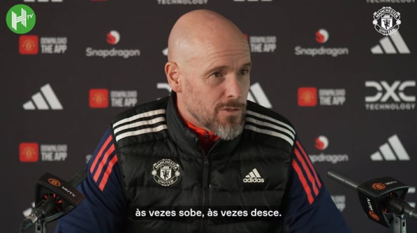 Erik ten Hag vê motivos para acreditar no elenco do Manchester United