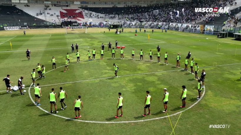 Vasco faz treino aberto em São Januário antes de decisão pela Copa do Brasil