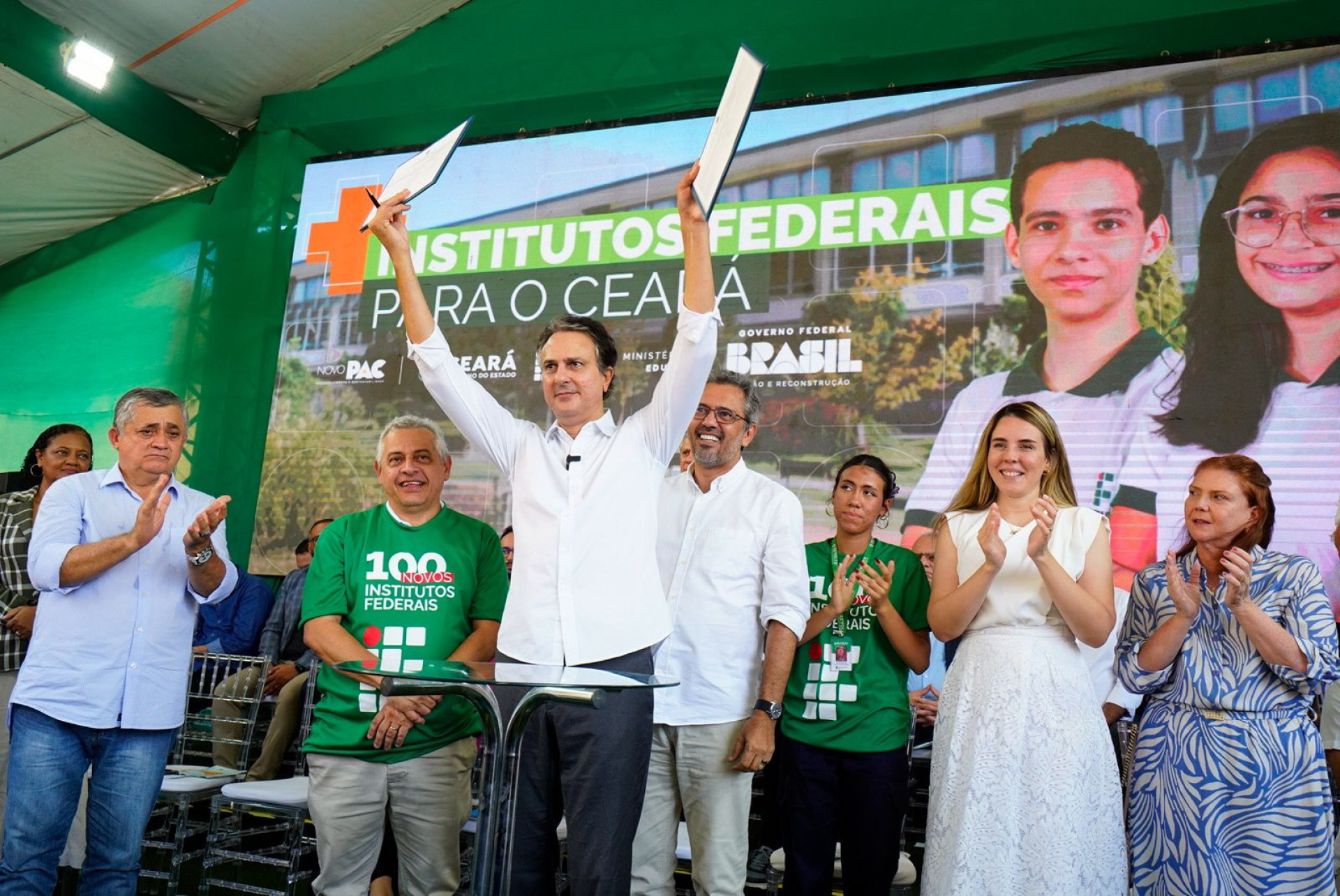 ￼SOLENIDADE ocorreu na antiga sede da SSPDS da avenida Bezerra de Menezes (Foto: Carlos Gibaja e Helene Santos/Governo do Ceará)