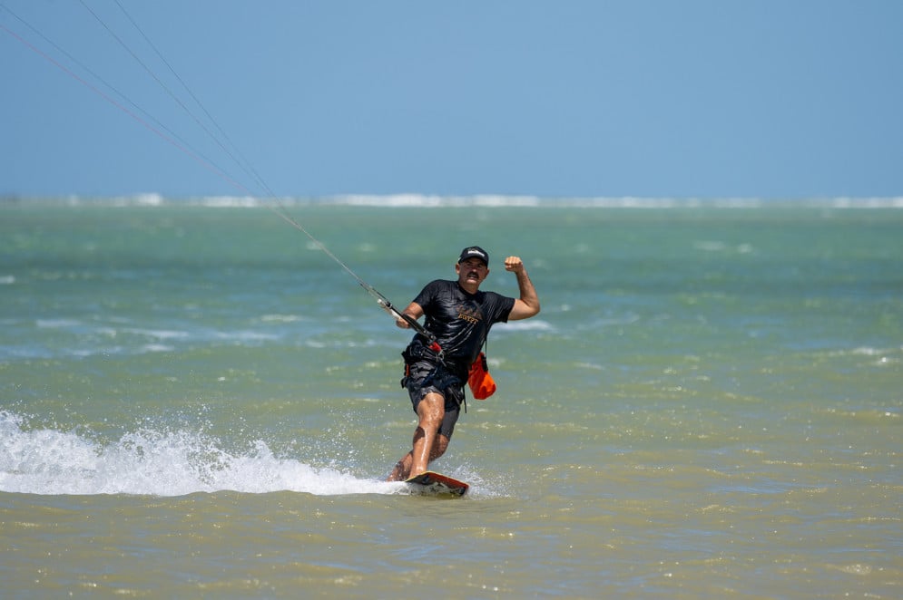 Fundador da maior viagem de kitesurfe do mundo, denominada Iron Macho, Marques Filho.(Foto: Fidel Dantas/Iron Macho)